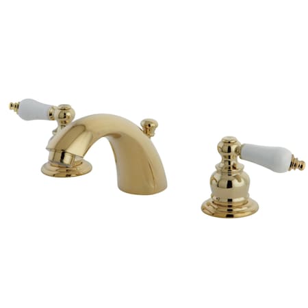 Kingston Brass KB942B Mini-Widespread Bathroom Faucet, Polished Brass KB942B